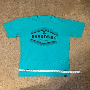 Teal Keystone Ski Resort T-Shirt